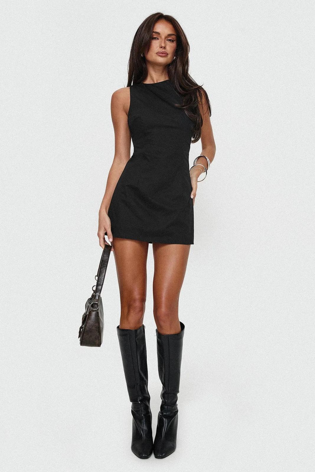 ROMPER BLACK DRESS
